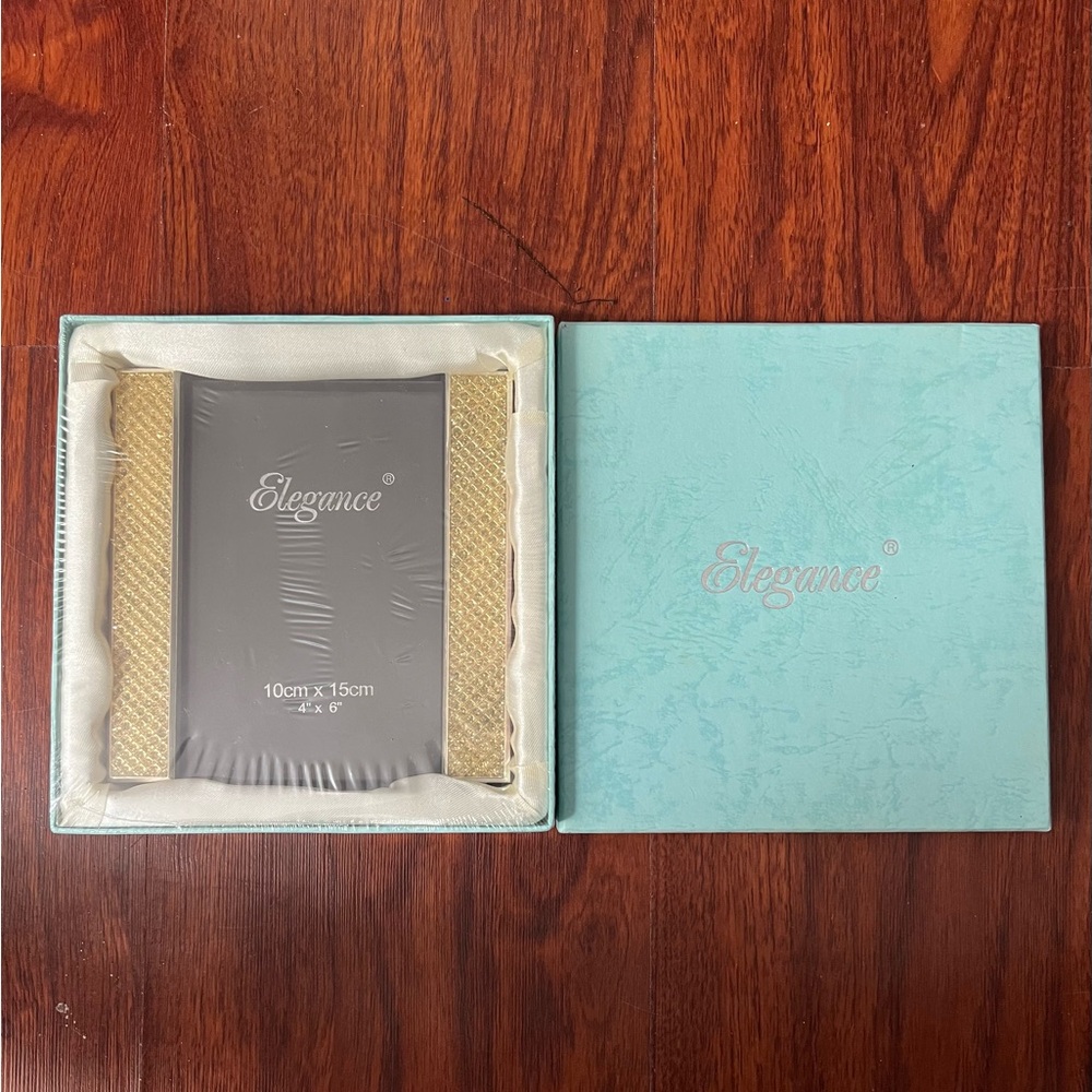 Elegance Gold and Gray Photo Frame
